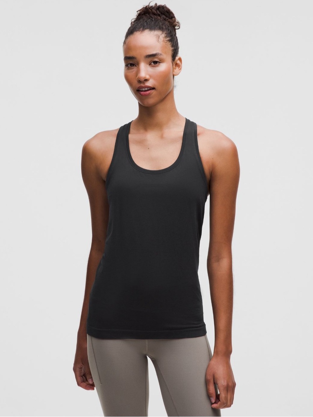 LULULEMON align hip length Black Women's Racerback Tank Top